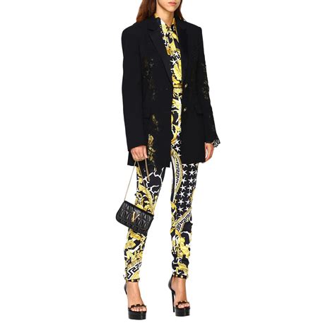 tailleur donna versace|net a porter versace.